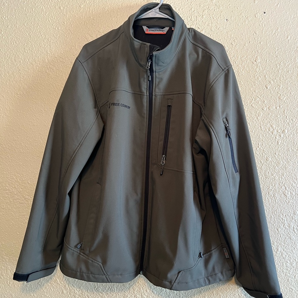 Free Country Men's Olive Performance Jacket